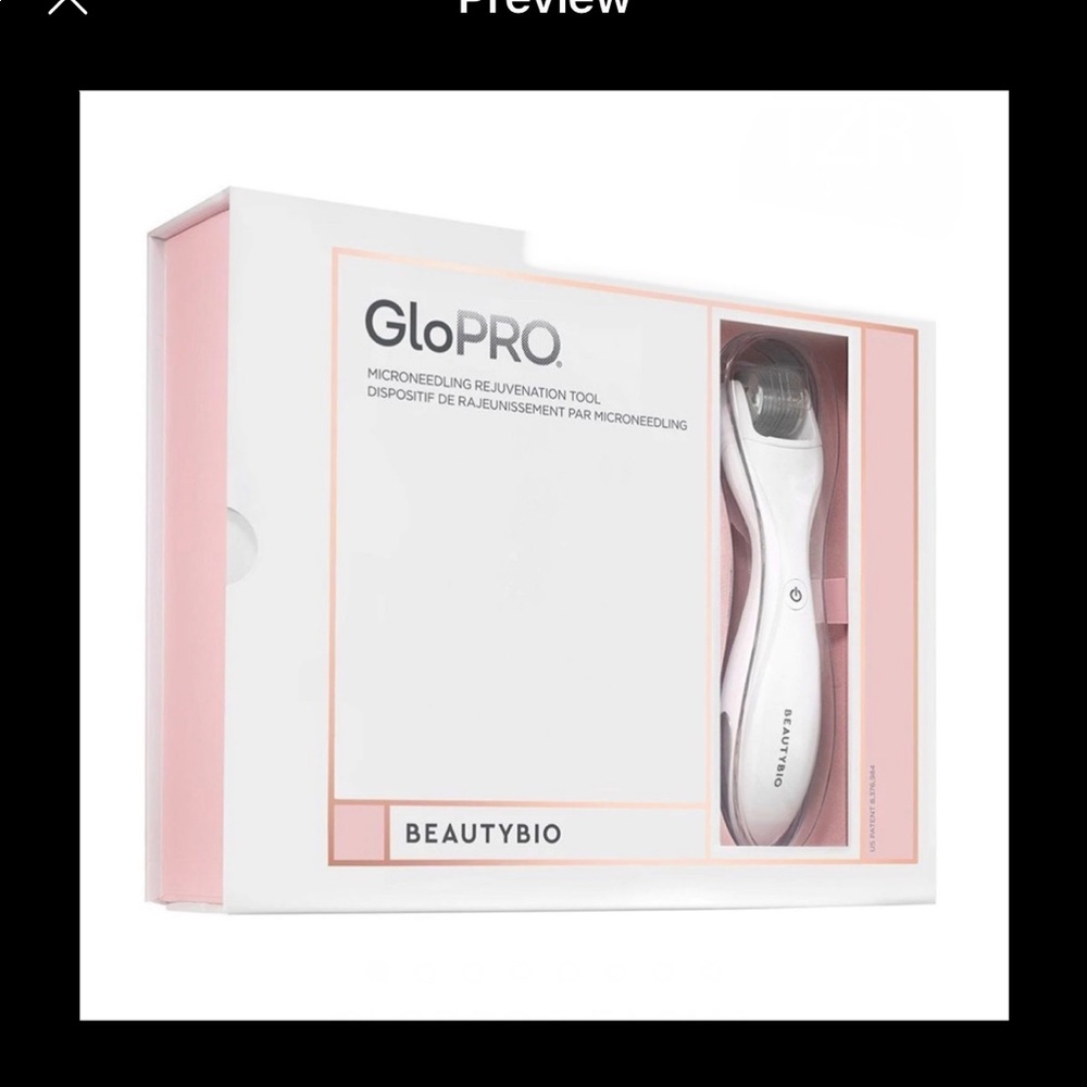 BeautyBio GloPRO Facial Microneedling Rejuvenation Tool NWT